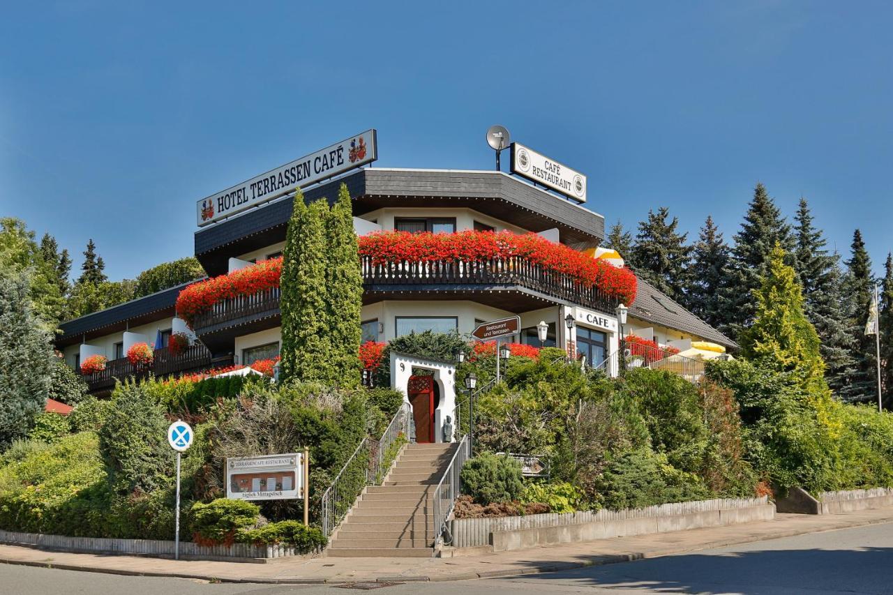 Themen Hotel Terrassen Cafe 바트뮨더암다이슈터 외부 사진